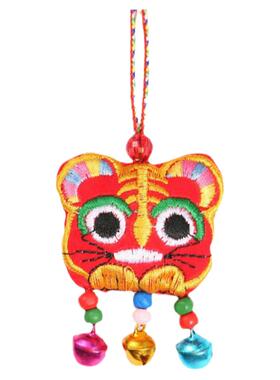 端午节挂件流苏刺绣长命锁五彩绳