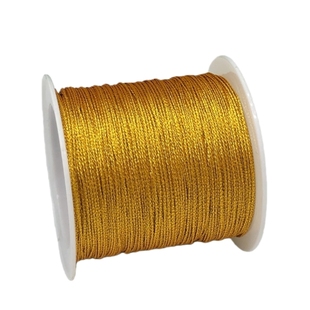 彩金6股线编织手绳线材彩色金银丝diy手工饰品缠绕线配饰材料