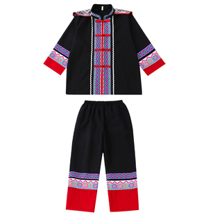 新款广西三月三壮族少数民族服装男童儿童苗族彝族土家族3月3壮服