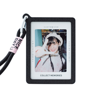 定制反转胶片钥匙扣照片挂件透明相片菲林片拍立得相框打印礼物