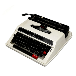 ROMANTIC 打字机白色英文机械1980S正常使用复古文艺礼品中古旧物