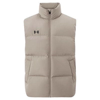 安德玛男女同款防风保暖羽绒马甲