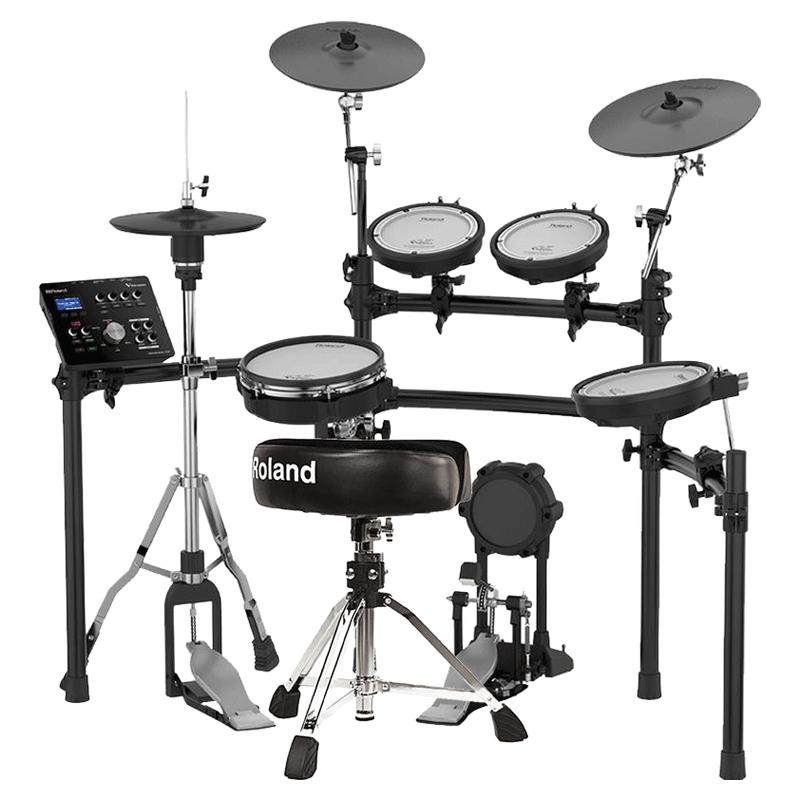 Roland罗兰电子鼓TD313/316专业考级TD17KVX2家用初学静音架子鼓