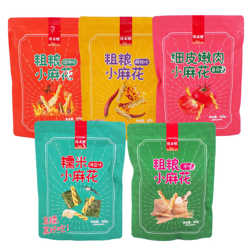 重庆陈昌银磁器口麻花300g袋装