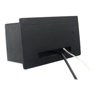 瑞博开启隐藏毛刷墙壁多媒体箱可安置多位86面板D型音视频信息盒