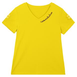 短袖t恤女2026年新款夏季爆款衣服修身上衣大码半袖绿色v领体恤衫