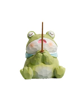 【好运连连】可爱青蛙治愈情绪小摆件工位装饰品桌面解压毕业礼物