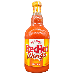 Franks Red Hot Wings PepperSauce弗兰克斯布法罗辣椒鸡翅调味酱