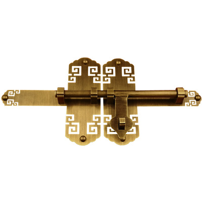 铜插销黄铜仿古木门古建院门插销