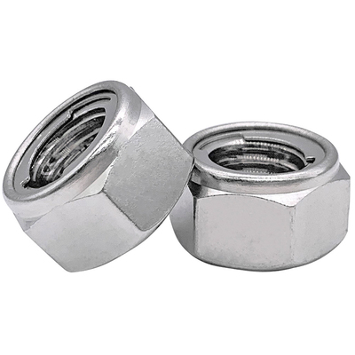 304不锈钢金属锁紧螺母防松