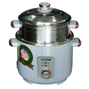 爱德老式家用电饭锅3 4 5 6升机械款蒸煮普通电饭煲304不锈钢内胆