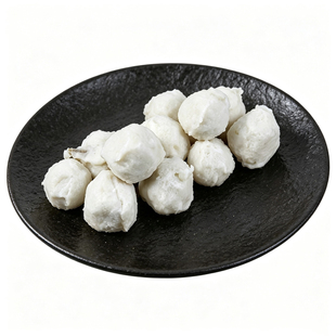 手工台式花枝丸墨鱼丸子台湾小吃关东煮火锅烧烤澎湖食材油炸速冻