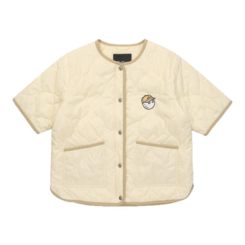 MALBON夹克外套保暖短袖羽绒棉服