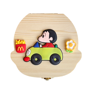 可爱卡皮巴拉创意儿童牙齿纪念礼品卡通收纳盒男女孩乳牙收纳盒子