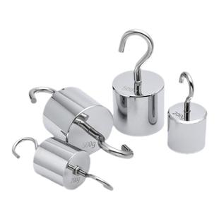 单钩砝码挂钩法码1kg500g10n5公斤2kg标准校准称双钩单勾砝码带钩