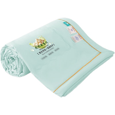 蚕丝养肤，越睡越美清凉透气