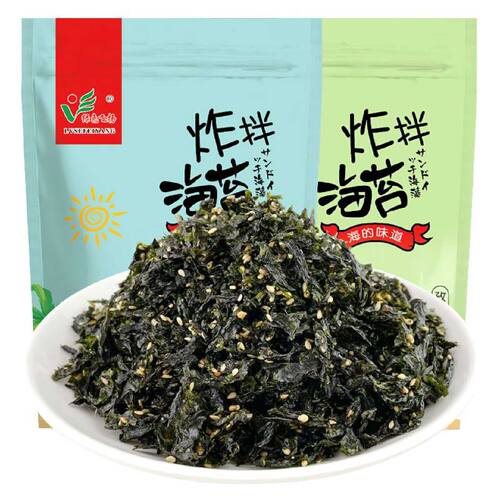 绿色飞扬芝麻拌饭海苔碎炸拌炒海苔即食夹心海苔脆儿童拌饭团食材