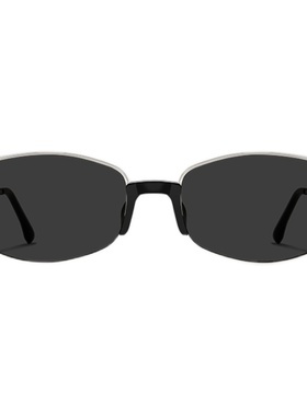 欧美个性金属框猫眼墨镜女高级感摩登小棕镜2026新款太阳眼镜街拍