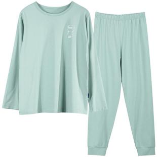 胖男童秋衣秋裤套装莫代尔棉春秋薄款青少年大男孩睡衣长袖家居服