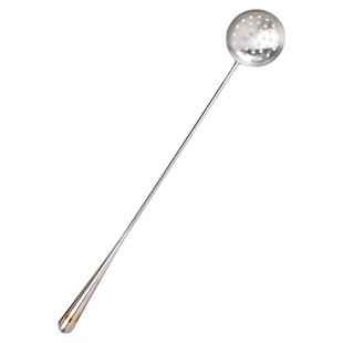 长柄勺子长把汤勺炒勺炒菜勺加长长勺不锈钢厨师专用小勺子打菜勺