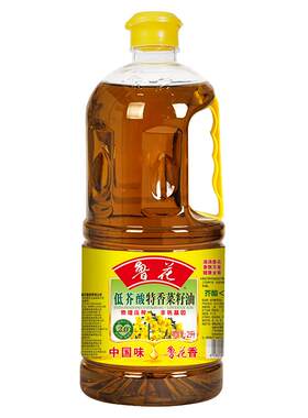 鲁花低芥酸香浓菜籽油2L*1桶