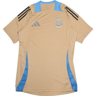 天天正品阿迪达斯2024美洲杯阿根廷球员训练服球衣运动短袖IQ0816