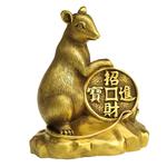 铜十二生肖摆件金鼠牛虎兔龙蛇马羊猴鸡狗猪纯黄铜家居风水招财