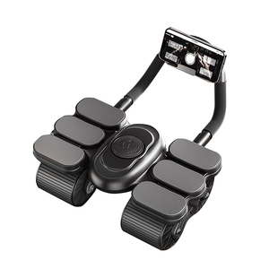 四轮健腹轮自动回弹家用男女练腹肌卷腹轮健身器材运动瘦肚子神器