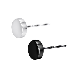 999纯银针养耳洞耳钉男士个性潮简约耳环睡觉免摘耳骨钉单只耳饰