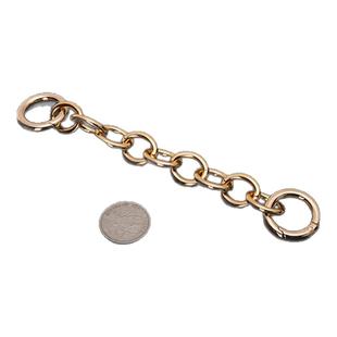 包包链条配件肩带加长金属链条圆环链包带延长链金色加长链子斜挎