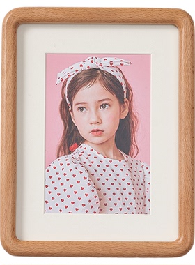 圆角实木相框真玻璃高品质