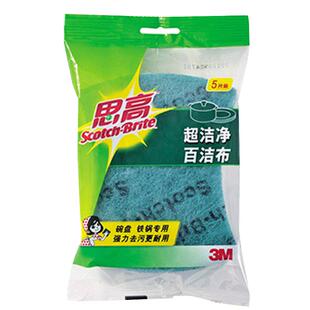 3M思高超洁净百洁布厨房专用清洁洗碗布金刚砂洗碗刷锅神器不锈钢