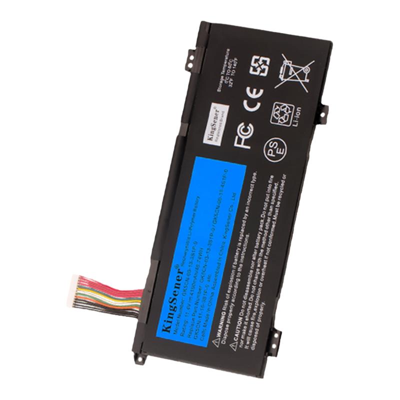 适用机械革命深海幽灵Z3 Z2Air X8Ti 机械师T90P战神z7笔记本电池