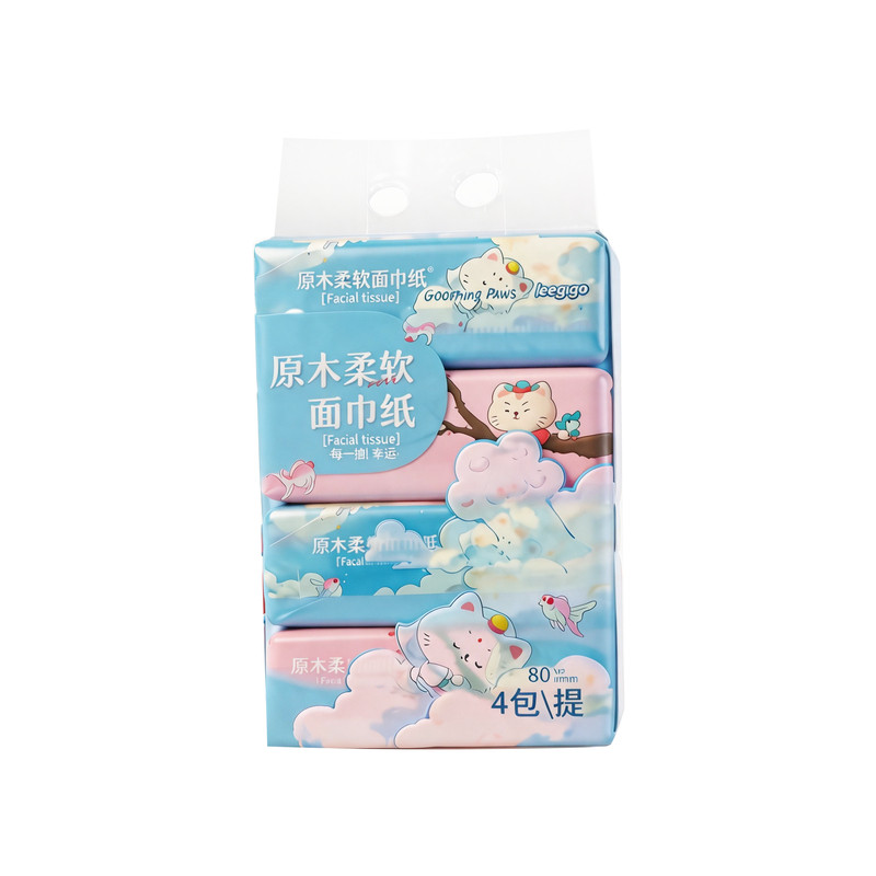 LeeGago原生木浆吸水抽纸