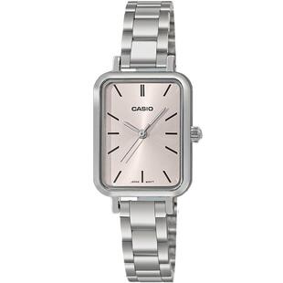 Casio卡西欧复古小方块时尚简约石英女士手表学生考试表LTP-V009