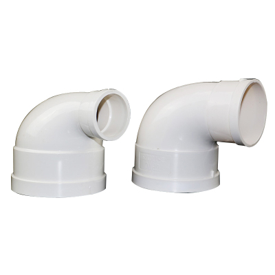 pvc排水变径弯头110直角