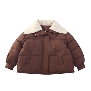 女童冬季棉衣加厚保暖短款洋气时尚韩版2025新款中大童棉服羽绒棉