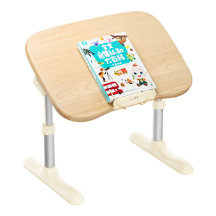 赛鲸R3实木花生桌可折叠看书支架儿童学习桌多功能宝宝书桌小桌子小户型婴儿读书架升降玩具桌幼儿绘本阅读架
