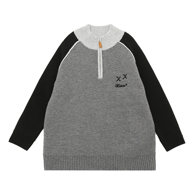 男童毛衣水貂绒线衣针织儿童外套