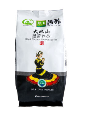 航飞四川大凉山黑苦荞茶独立包装