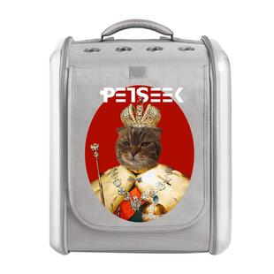 宠觅宠物画像定制宠物外出双肩背包专属猫包狗包猫狗肖像创意礼物