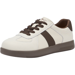 热风百搭德训鞋女款2026年春季新款运动休闲鞋小白鞋平底板鞋女鞋