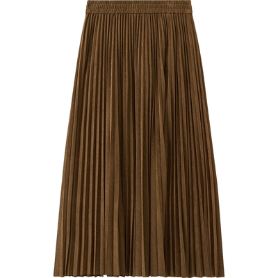 播商场同款时髦百褶半身裙25秋冬新款中长款通勤裙子BDS4BD3807