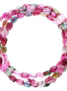 巴西天然南瓜珠碧玺多