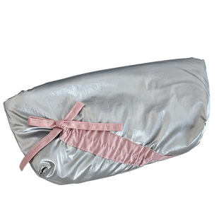 软绵绵笔袋女生高颜值ins风2026新款韩系简约设计感铅笔盒原创小众不撞款芭蕾风蝴蝶结学生文具收纳袋