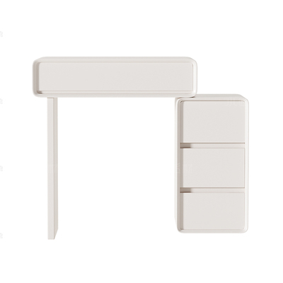 【奶油风小型梳妆台】顺丰包安装