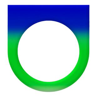 TELLEAR陶野魔戒指耳钉几何撞色渐变美拉德2024环未来多巴胺耳夹