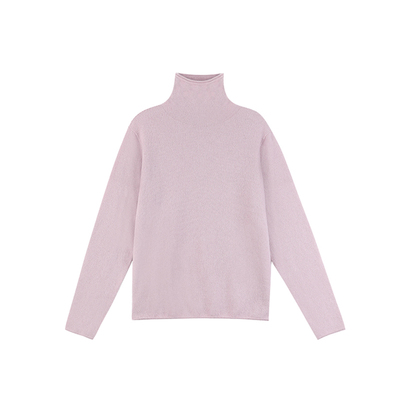 MANNALA丨“原绒打底”秋冬保暖无染舒展羊绒内搭高领羊绒衫Q4836