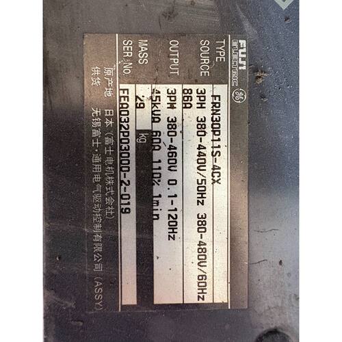 可维修议价  富士变频器FRN300P1SACX原装日本30kVA380480V29kg型