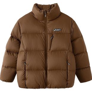 亚瑟士羽绒服儿童童装2025冬季男女童短款泡芙面包服轻薄外套防水